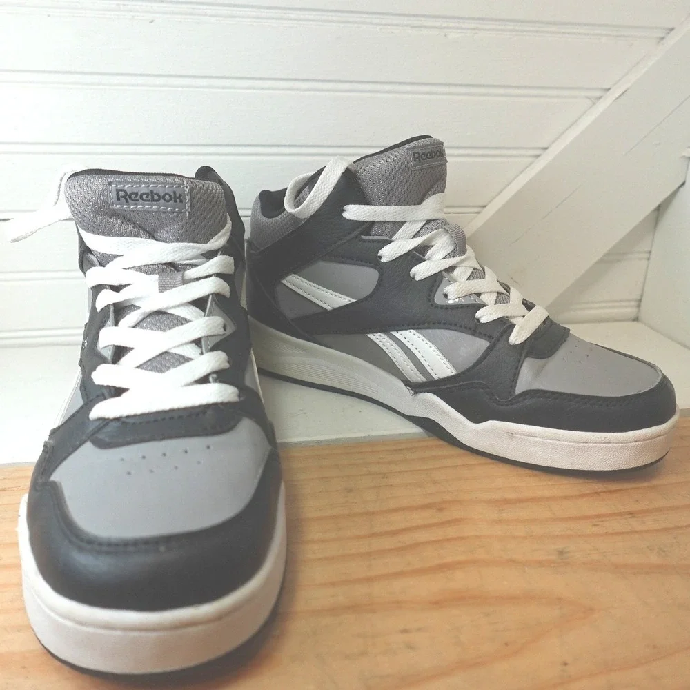 Reebok Royal BB45000 HI 2 Lifestyle‎ Sneakers Men's 6/Women's 7.5 Black Grey